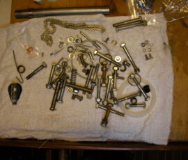 pile of monitor parts