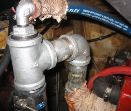 New fittings & hose (old insulation)